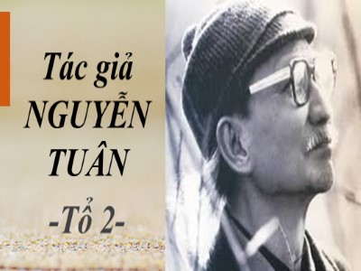 Bài giảng Ngữ văn 11 - Tác giả Nguyễn Tuân