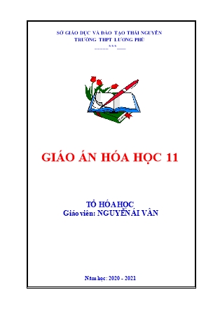 Giáo án Hóa học Lớp 11 - Chương trình cả năm - Năm học 2020-2021 - Nguyễn Ái Vân