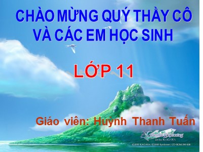 Bài giảng Hóa học 11 - Bài 17: Dòng điện trong chất bán dẫn - Năm học 2022-2023 - Huỳnh Thanh Tuấn