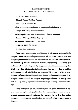 Thuyết minh bài giảng Giáo dục công dân Lớp 11 - Tiết 5, Bài 2: Hàng hóa. Tiền tệ. Thị trường - Trương Thị Xuân Phương